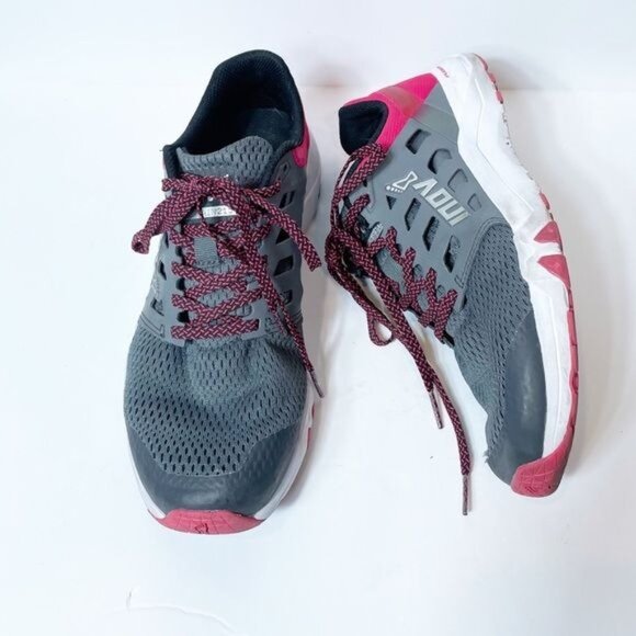 Inov-8 All Train 215 Gray Pink Training Shoes Size 9.5 Lightweight Mesh Durable - Picture 4 of 8